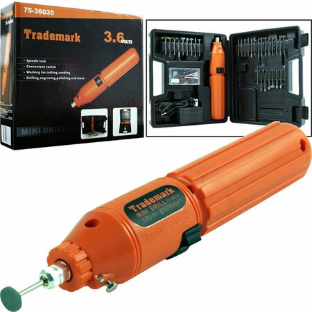 TOTALTURF Trademark ToolsT 60 piece 3.6V Cordless Rotary Tool Set TO3292030